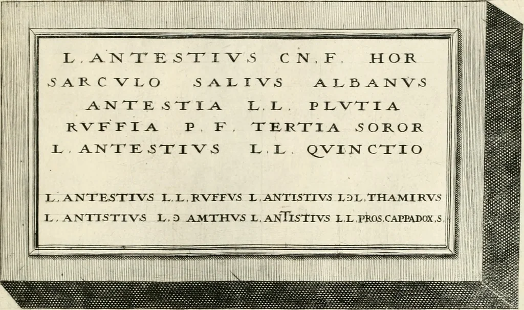 An illustration from I.[-VI.] pars Romanae vrbis topographiae & antiquitatum, quâ succinctê & breviter describuntur omnia quae tam publicê quam privatim videntur anim-adversione digna:, 1597, leaf 708