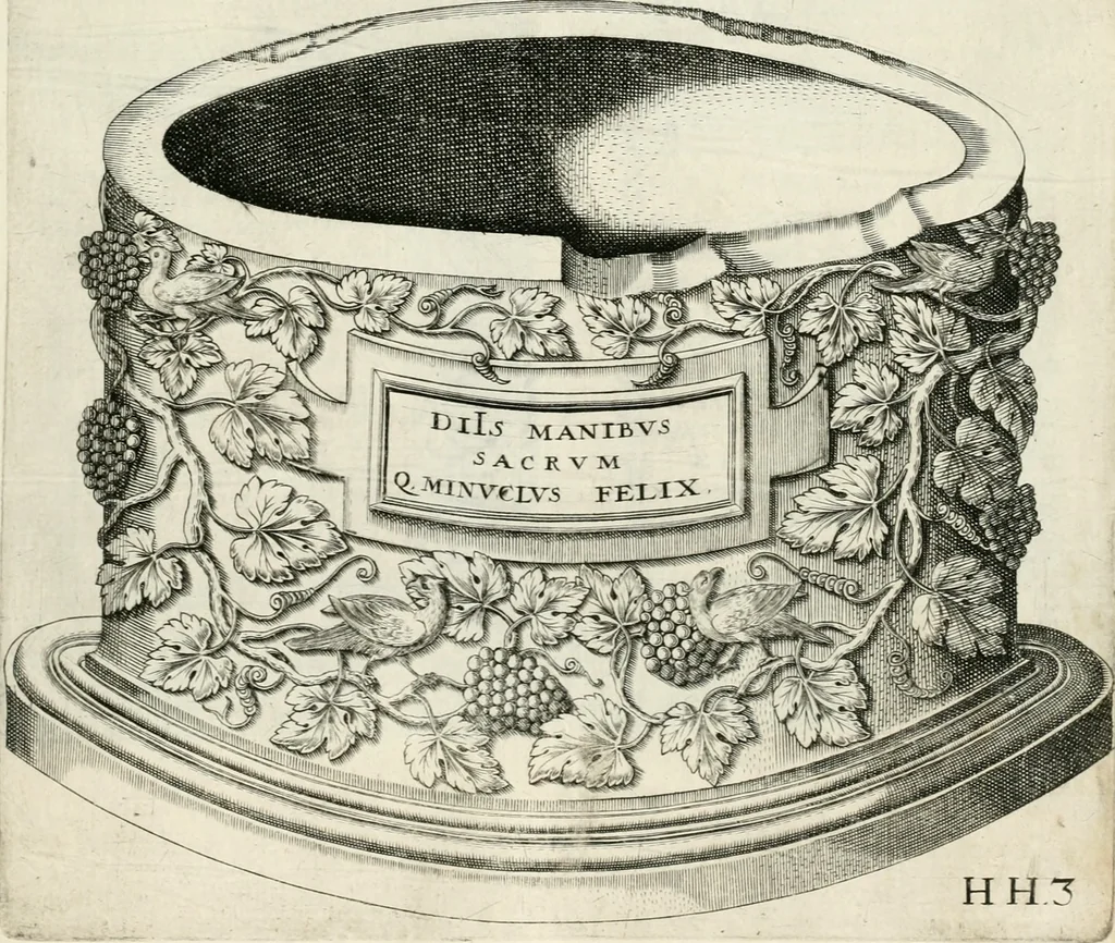 An illustration from I.[-VI.] pars Romanae vrbis topographiae & antiquitatum, quâ succinctê & breviter describuntur omnia quae tam publicê quam privatim videntur anim-adversione digna:, 1597, leaf 724