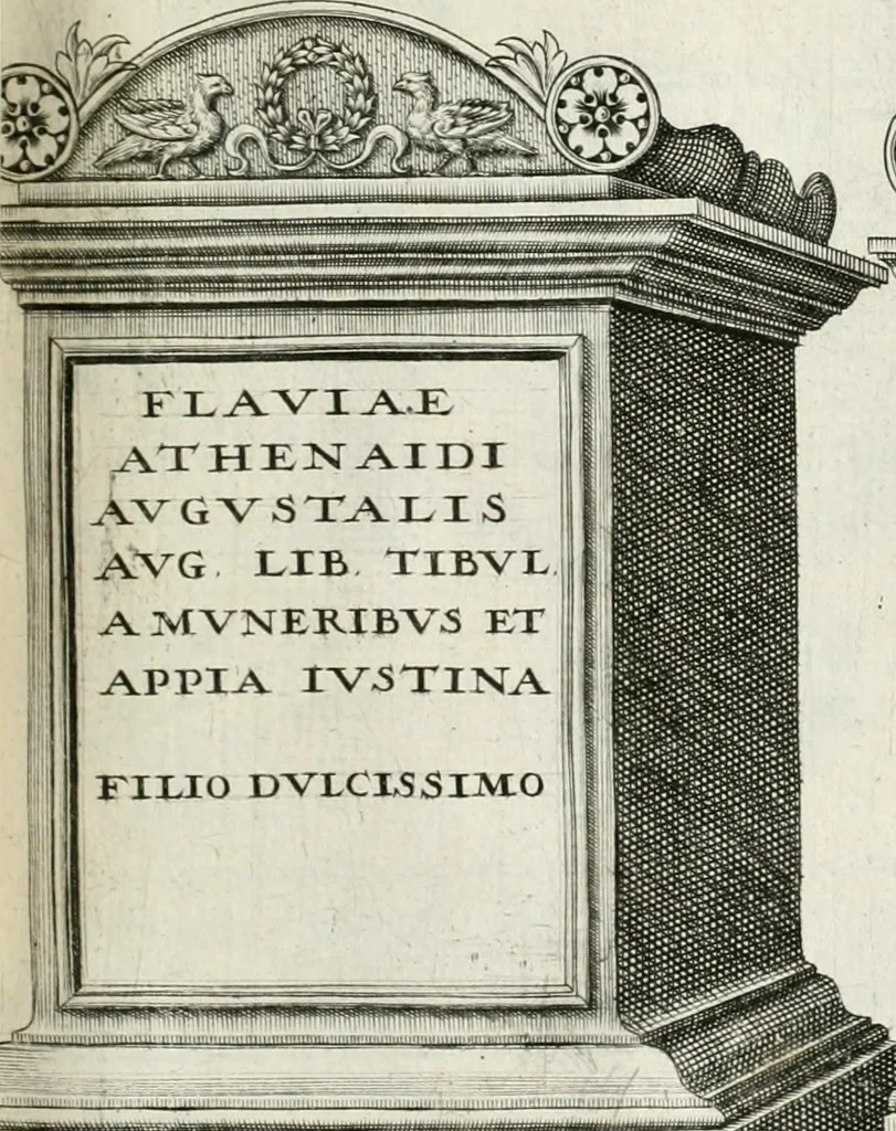 An illustration from I.[-VI.] pars Romanae vrbis topographiae & antiquitatum, quâ succinctê & breviter describuntur omnia quae tam publicê quam privatim videntur anim-adversione digna:, 1597, leaf 112