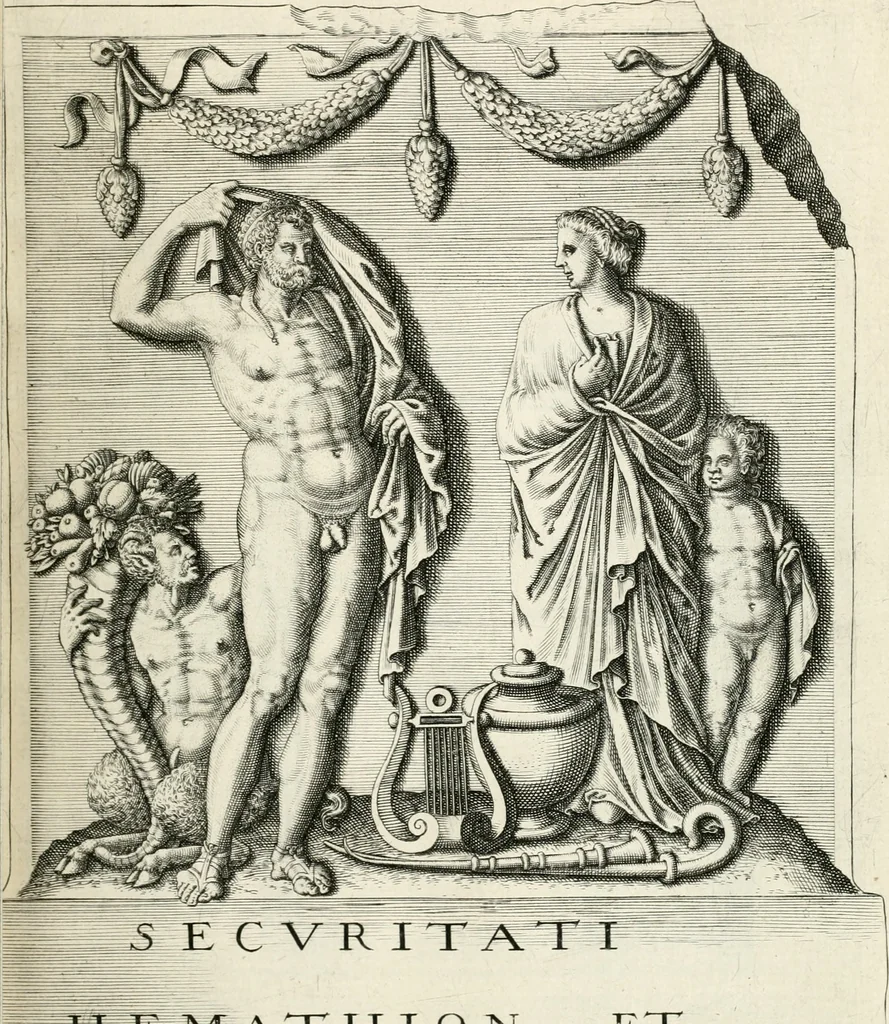 An illustration from I.[-VI.] pars Romanae vrbis topographiae & antiquitatum, quâ succinctê & breviter describuntur omnia quae tam publicê quam privatim videntur anim-adversione digna:, 1597, leaf 122