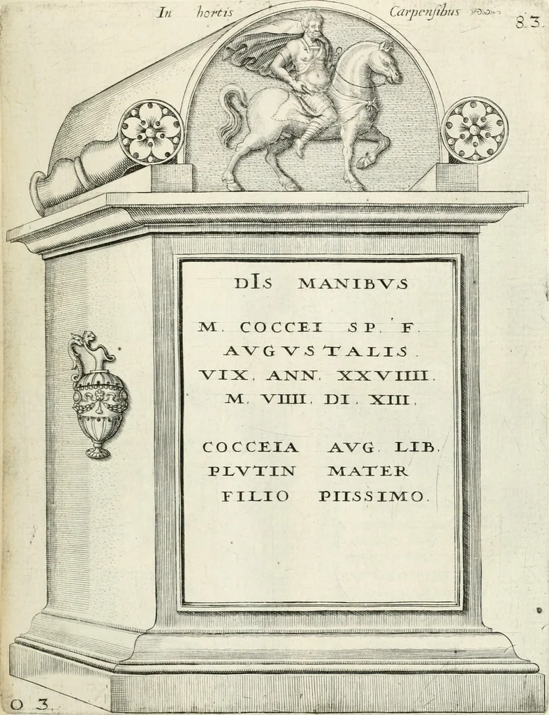 An illustration from I.[-VI.] pars Romanae vrbis topographiae & antiquitatum, quâ succinctê & breviter describuntur omnia quae tam publicê quam privatim videntur anim-adversione digna:, 1597, leaf 124