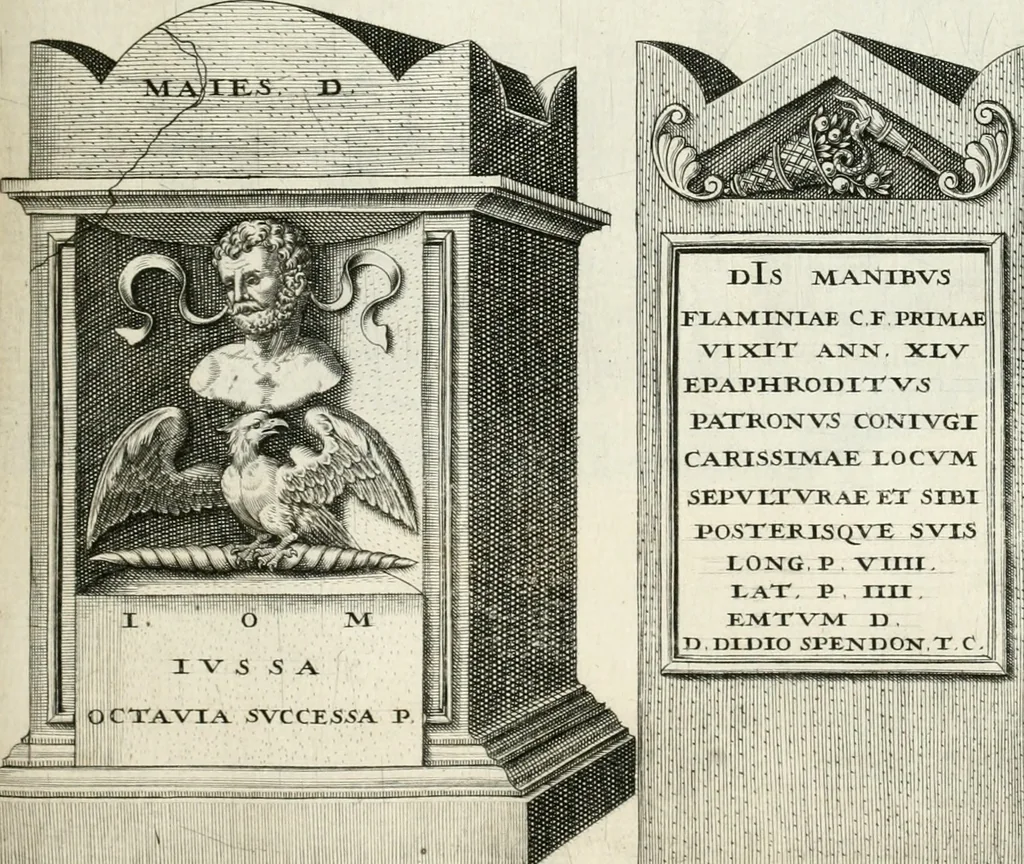 An illustration from I.[-VI.] pars Romanae vrbis topographiae & antiquitatum, quâ succinctê & breviter describuntur omnia quae tam publicê quam privatim videntur anim-adversione digna:, 1597, leaf 126