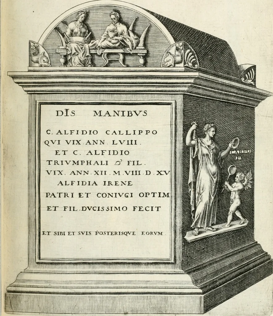 An illustration from I.[-VI.] pars Romanae vrbis topographiae & antiquitatum, quâ succinctê & breviter describuntur omnia quae tam publicê quam privatim videntur anim-adversione digna:, 1597, leaf 142