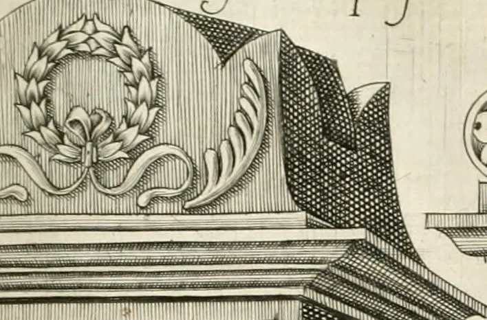 An illustration from I.[-VI.] pars Romanae vrbis topographiae & antiquitatum, quâ succinctê & breviter describuntur omnia quae tam publicê quam privatim videntur anim-adversione digna:, 1597, leaf 156