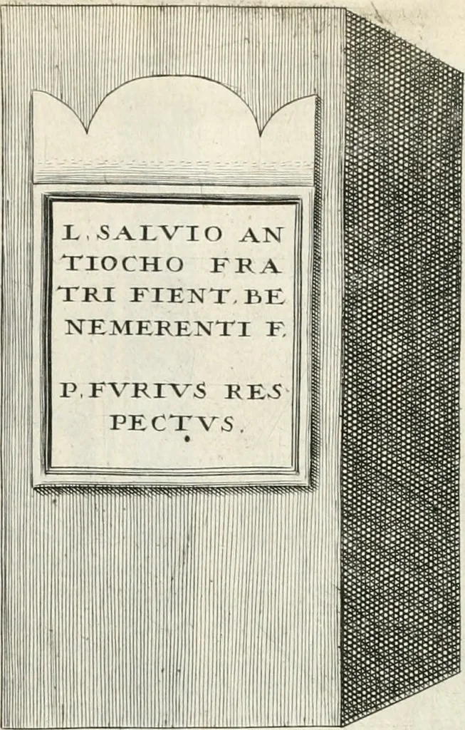 An illustration from I.[-VI.] pars Romanae vrbis topographiae & antiquitatum, quâ succinctê & breviter describuntur omnia quae tam publicê quam privatim videntur anim-adversione digna:, 1597, leaf 158