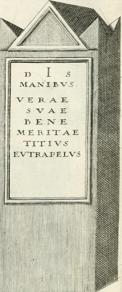 An illustration from I.[-VI.] pars Romanae vrbis topographiae & antiquitatum, quâ succinctê & breviter describuntur omnia quae tam publicê quam privatim videntur anim-adversione digna:, 1597, leaf 162