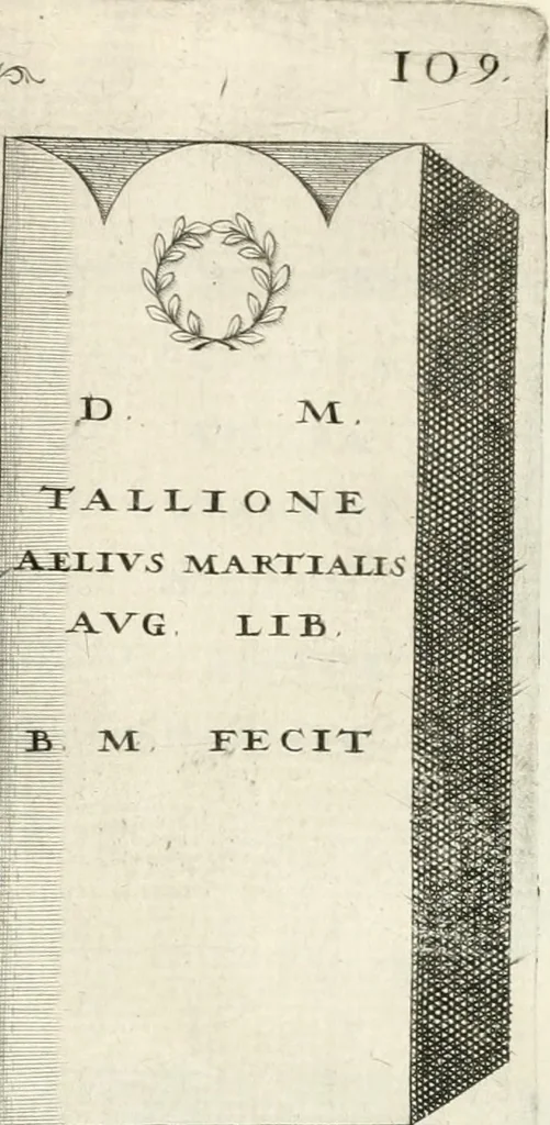 An illustration from I.[-VI.] pars Romanae vrbis topographiae & antiquitatum, quâ succinctê & breviter describuntur omnia quae tam publicê quam privatim videntur anim-adversione digna:, 1597, leaf 176