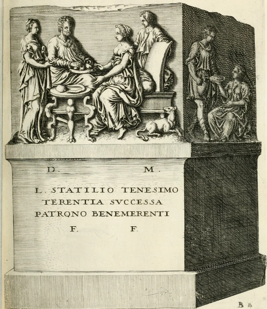 An illustration from I.[-VI.] pars Romanae vrbis topographiae & antiquitatum, quâ succinctê & breviter describuntur omnia quae tam publicê quam privatim videntur anim-adversione digna:, 1597, leaf 208