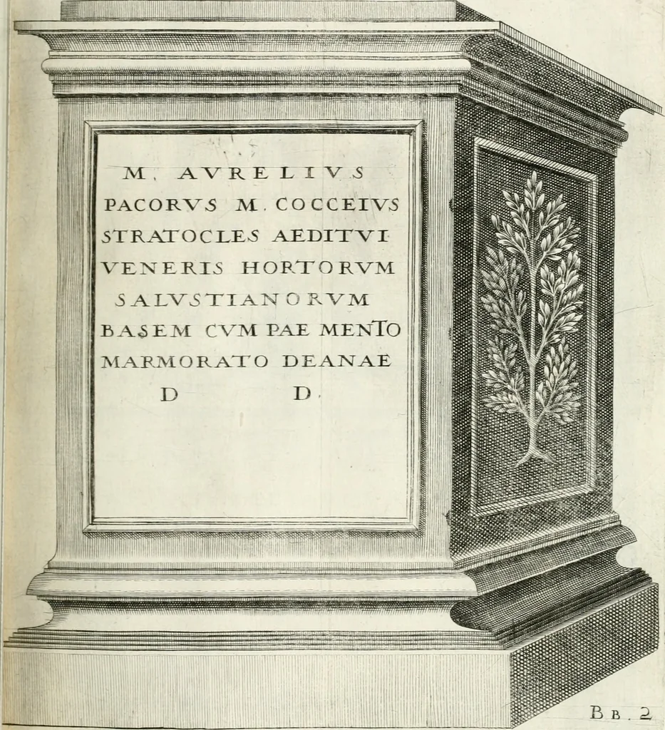 An illustration from I.[-VI.] pars Romanae vrbis topographiae & antiquitatum, quâ succinctê & breviter describuntur omnia quae tam publicê quam privatim videntur anim-adversione digna:, 1597, leaf 210