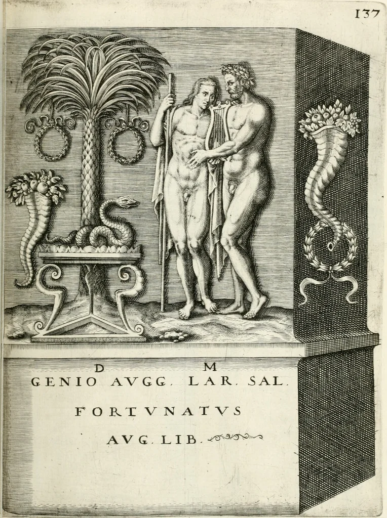 An illustration from I.[-VI.] pars Romanae vrbis topographiae & antiquitatum, quâ succinctê & breviter describuntur omnia quae tam publicê quam privatim videntur anim-adversione digna:, 1597, leaf 230