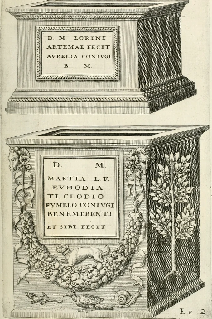 An illustration from I.[-VI.] pars Romanae vrbis topographiae & antiquitatum, quâ succinctê & breviter describuntur omnia quae tam publicê quam privatim videntur anim-adversione digna:, 1597, leaf 234
