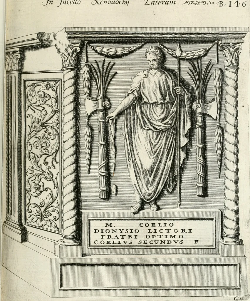An illustration from I.[-VI.] pars Romanae vrbis topographiae & antiquitatum, quâ succinctê & breviter describuntur omnia quae tam publicê quam privatim videntur anim-adversione digna:, 1597, leaf 248