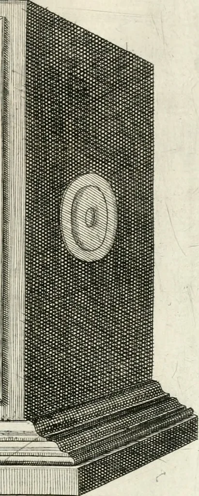 An illustration from I.[-VI.] pars Romanae vrbis topographiae & antiquitatum, quâ succinctê & breviter describuntur omnia quae tam publicê quam privatim videntur anim-adversione digna:, 1597, leaf 254