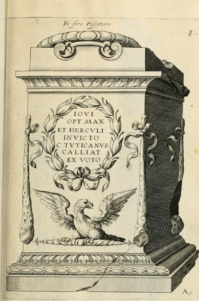 An illustration from I.[-VI.] pars Romanae vrbis topographiae & antiquitatum, quâ succinctê & breviter describuntur omnia quae tam publicê quam privatim videntur anim-adversione digna:, 1597, leaf 274