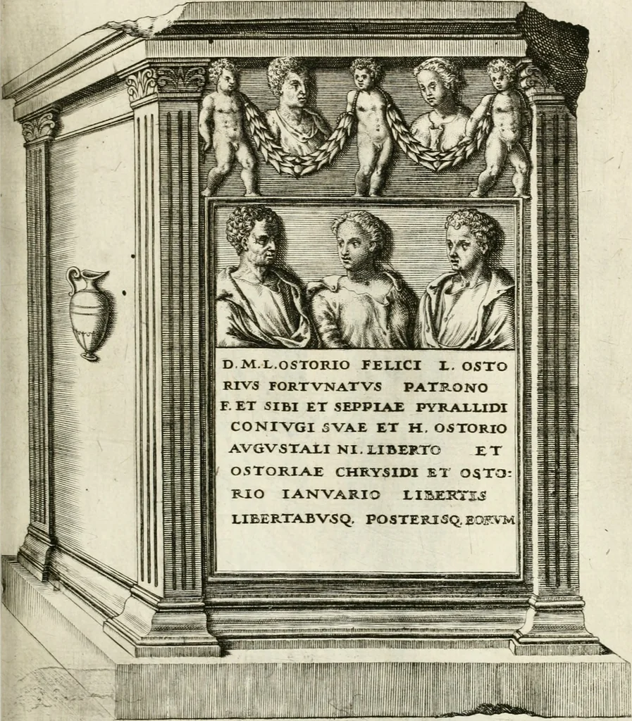 An illustration from I.[-VI.] pars Romanae vrbis topographiae & antiquitatum, quâ succinctê & breviter describuntur omnia quae tam publicê quam privatim videntur anim-adversione digna:, 1597, leaf 286