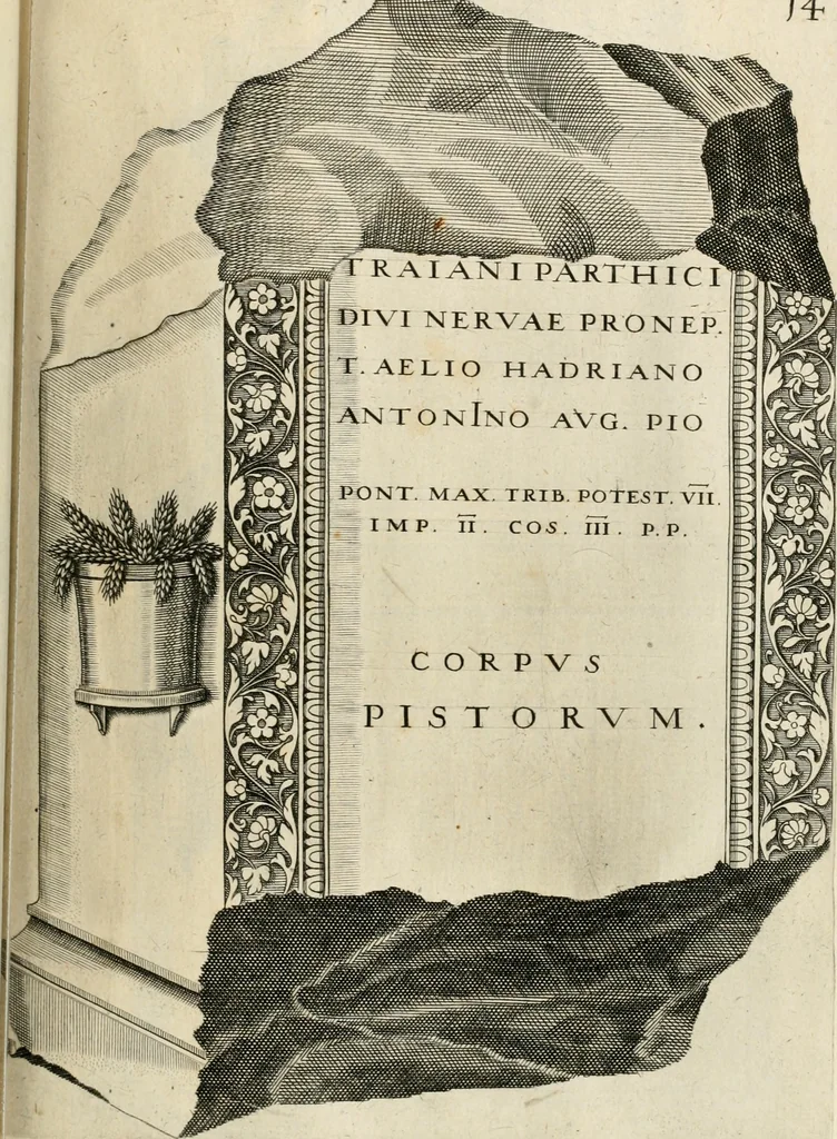 An illustration from I.[-VI.] pars Romanae vrbis topographiae & antiquitatum, quâ succinctê & breviter describuntur omnia quae tam publicê quam privatim videntur anim-adversione digna:, 1597, leaf 300