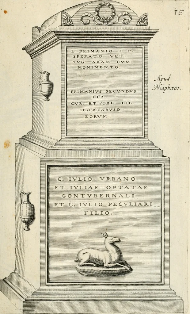 An illustration from I.[-VI.] pars Romanae vrbis topographiae & antiquitatum, quâ succinctê & breviter describuntur omnia quae tam publicê quam privatim videntur anim-adversione digna:, 1597, leaf 302