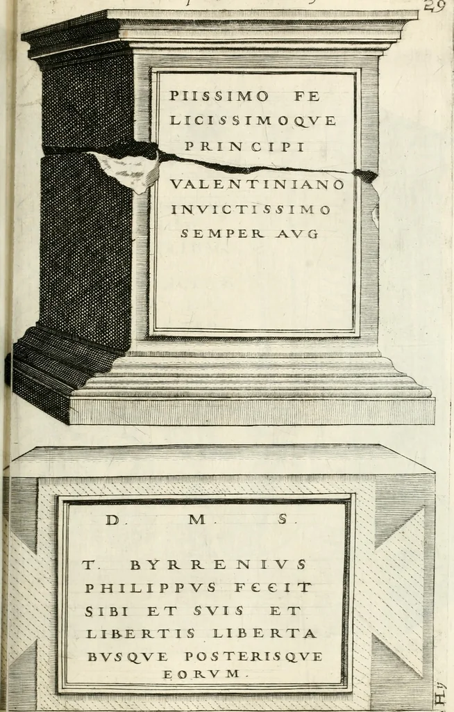 An illustration from I.[-VI.] pars Romanae vrbis topographiae & antiquitatum, quâ succinctê & breviter describuntur omnia quae tam publicê quam privatim videntur anim-adversione digna:, 1597, leaf 330