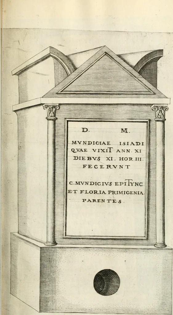 An illustration from I.[-VI.] pars Romanae vrbis topographiae & antiquitatum, quâ succinctê & breviter describuntur omnia quae tam publicê quam privatim videntur anim-adversione digna:, 1597, leaf 334