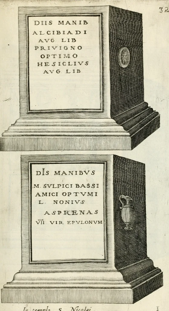 An illustration from I.[-VI.] pars Romanae vrbis topographiae & antiquitatum, quâ succinctê & breviter describuntur omnia quae tam publicê quam privatim videntur anim-adversione digna:, 1597, leaf 336