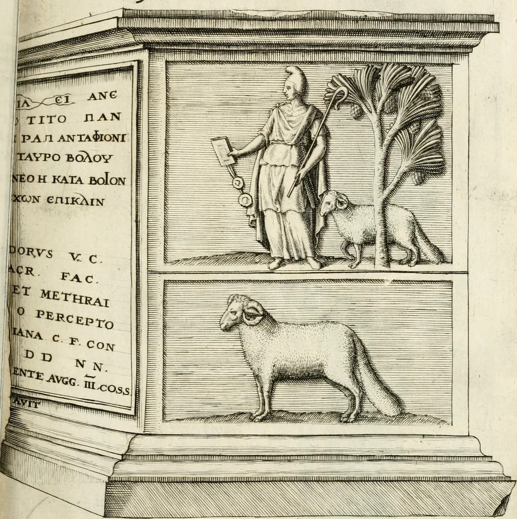 An illustration from I.[-VI.] pars Romanae vrbis topographiae & antiquitatum, quâ succinctê & breviter describuntur omnia quae tam publicê quam privatim videntur anim-adversione digna:, 1597, leaf 340
