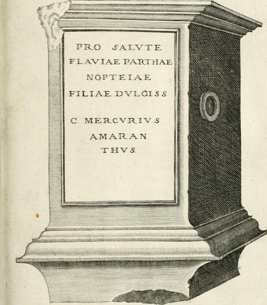An illustration from I.[-VI.] pars Romanae vrbis topographiae & antiquitatum, quâ succinctê & breviter describuntur omnia quae tam publicê quam privatim videntur anim-adversione digna:, 1597, leaf 356