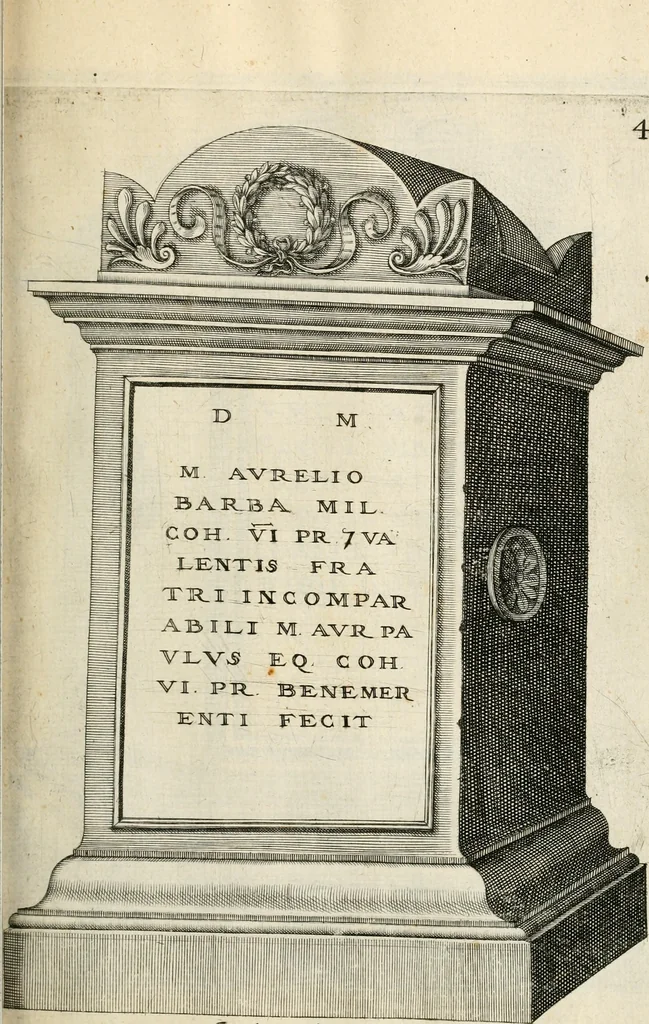 An illustration from I.[-VI.] pars Romanae vrbis topographiae & antiquitatum, quâ succinctê & breviter describuntur omnia quae tam publicê quam privatim videntur anim-adversione digna:, 1597, leaf 358