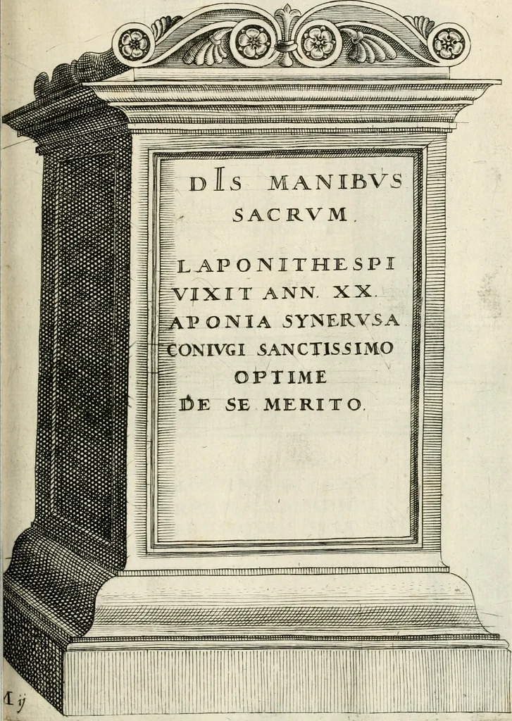 An illustration from I.[-VI.] pars Romanae vrbis topographiae & antiquitatum, quâ succinctê & breviter describuntur omnia quae tam publicê quam privatim videntur anim-adversione digna:, 1597, leaf 362