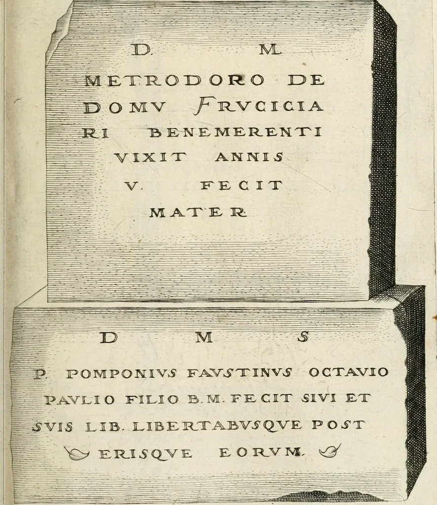 An illustration from I.[-VI.] pars Romanae vrbis topographiae & antiquitatum, quâ succinctê & breviter describuntur omnia quae tam publicê quam privatim videntur anim-adversione digna:, 1597, leaf 372