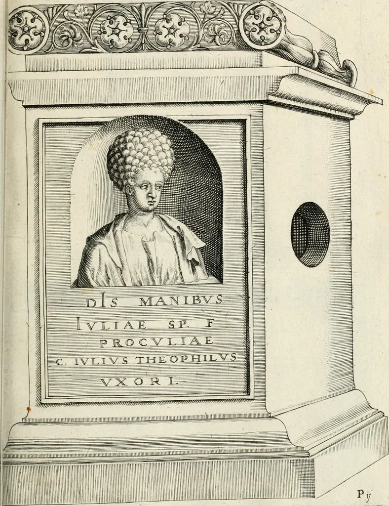 An illustration from I.[-VI.] pars Romanae vrbis topographiae & antiquitatum, quâ succinctê & breviter describuntur omnia quae tam publicê quam privatim videntur anim-adversione digna:, 1597, leaf 386