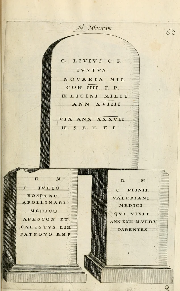 An illustration from I.[-VI.] pars Romanae vrbis topographiae & antiquitatum, quâ succinctê & breviter describuntur omnia quae tam publicê quam privatim videntur anim-adversione digna:, 1597, leaf 392
