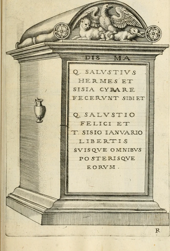An illustration from I.[-VI.] pars Romanae vrbis topographiae & antiquitatum, quâ succinctê & breviter describuntur omnia quae tam publicê quam privatim videntur anim-adversione digna:, 1597, leaf 400
