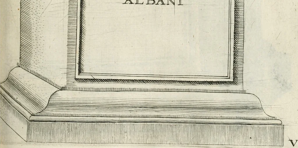 An illustration from I.[-VI.] pars Romanae vrbis topographiae & antiquitatum, quâ succinctê & breviter describuntur omnia quae tam publicê quam privatim videntur anim-adversione digna:, 1597, leaf 424