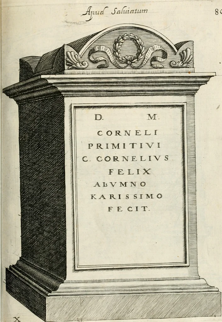An illustration from I.[-VI.] pars Romanae vrbis topographiae & antiquitatum, quâ succinctê & breviter describuntur omnia quae tam publicê quam privatim videntur anim-adversione digna:, 1597, leaf 432