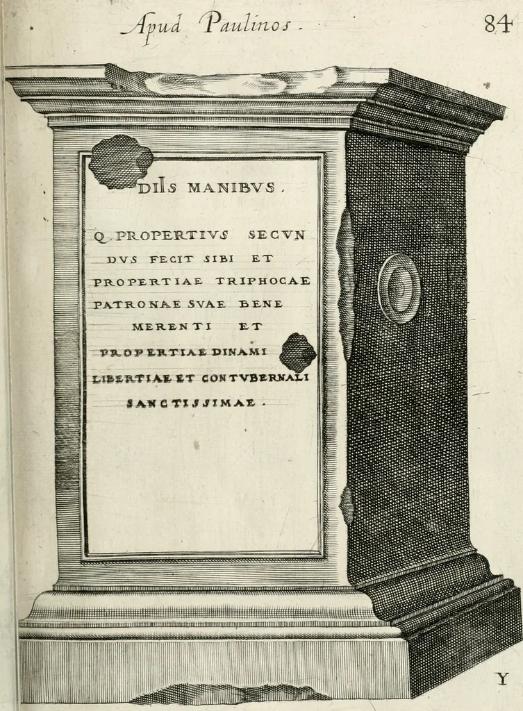 An illustration from I.[-VI.] pars Romanae vrbis topographiae & antiquitatum, quâ succinctê & breviter describuntur omnia quae tam publicê quam privatim videntur anim-adversione digna:, 1597, leaf 440
