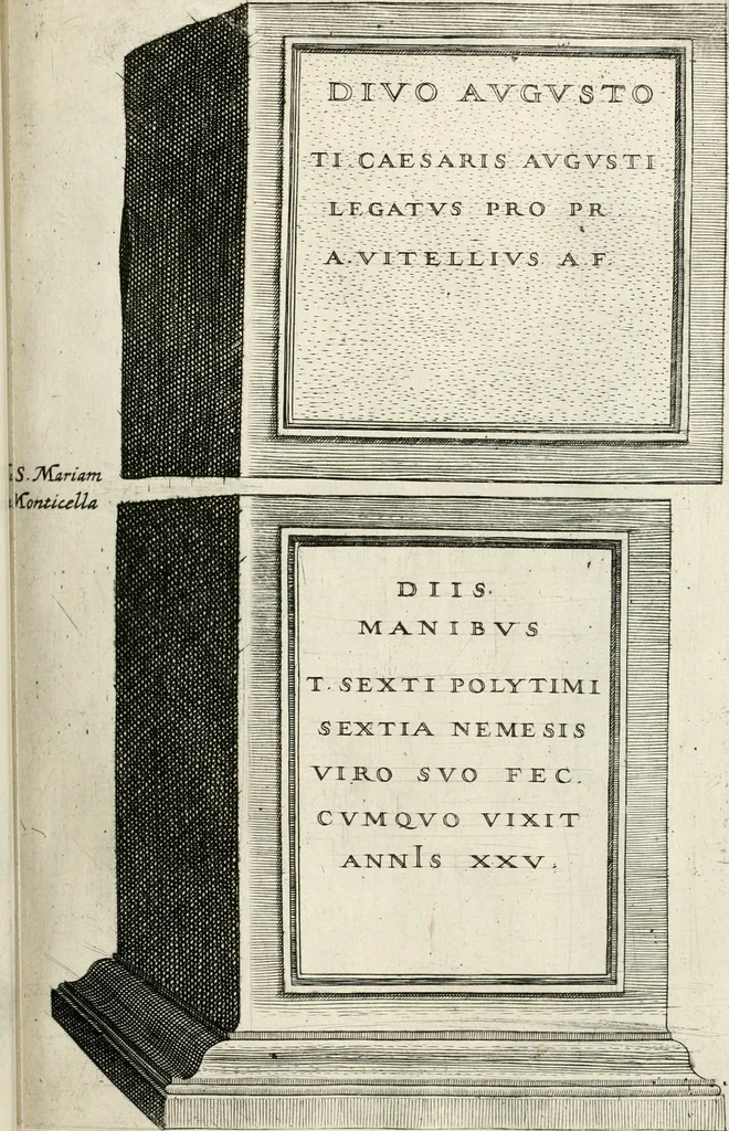 An illustration from I.[-VI.] pars Romanae vrbis topographiae & antiquitatum, quâ succinctê & breviter describuntur omnia quae tam publicê quam privatim videntur anim-adversione digna:, 1597, leaf 446