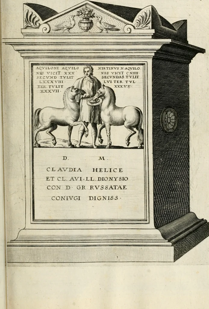 An illustration from I.[-VI.] pars Romanae vrbis topographiae & antiquitatum, quâ succinctê & breviter describuntur omnia quae tam publicê quam privatim videntur anim-adversione digna:, 1597, leaf 452