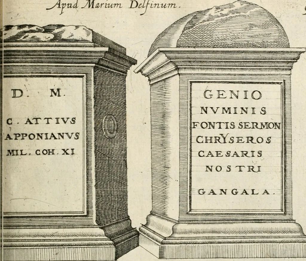 An illustration from I.[-VI.] pars Romanae vrbis topographiae & antiquitatum, quâ succinctê & breviter describuntur omnia quae tam publicê quam privatim videntur anim-adversione digna:, 1597, leaf 454