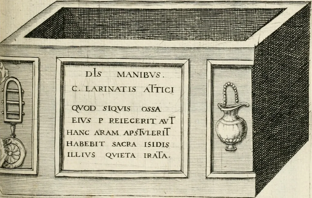 An illustration from I.[-VI.] pars Romanae vrbis topographiae & antiquitatum, quâ succinctê & breviter describuntur omnia quae tam publicê quam privatim videntur anim-adversione digna:, 1597, leaf 486