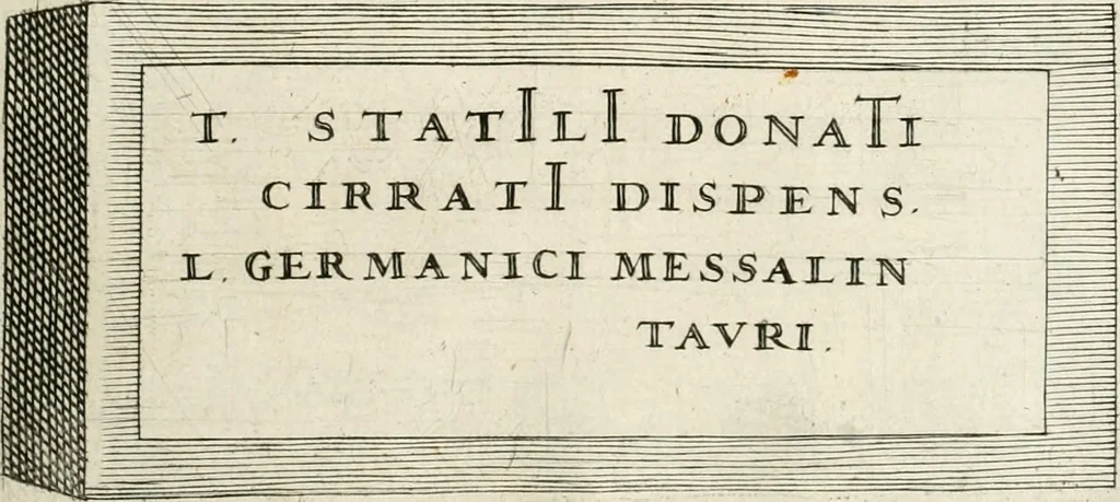 An illustration from I.[-VI.] pars Romanae vrbis topographiae & antiquitatum, quâ succinctê & breviter describuntur omnia quae tam publicê quam privatim videntur anim-adversione digna:, 1597, leaf 516