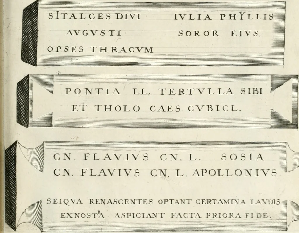 An illustration from I.[-VI.] pars Romanae vrbis topographiae & antiquitatum, quâ succinctê & breviter describuntur omnia quae tam publicê quam privatim videntur anim-adversione digna:, 1597, leaf 590