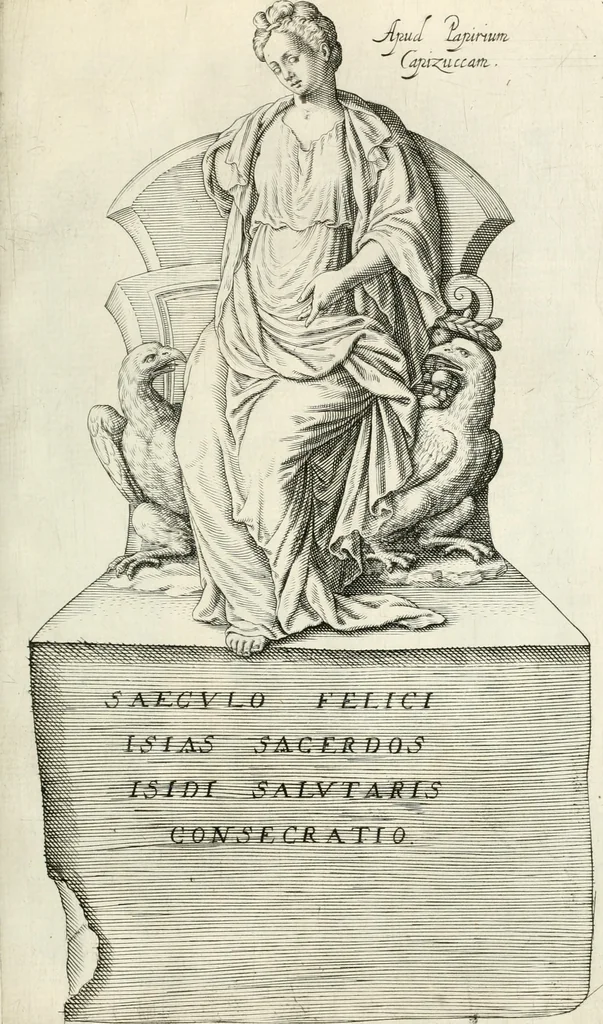 An illustration from I.[-VI.] pars Romanae vrbis topographiae & antiquitatum, quâ succinctê & breviter describuntur omnia quae tam publicê quam privatim videntur anim-adversione digna:, 1597, leaf 630