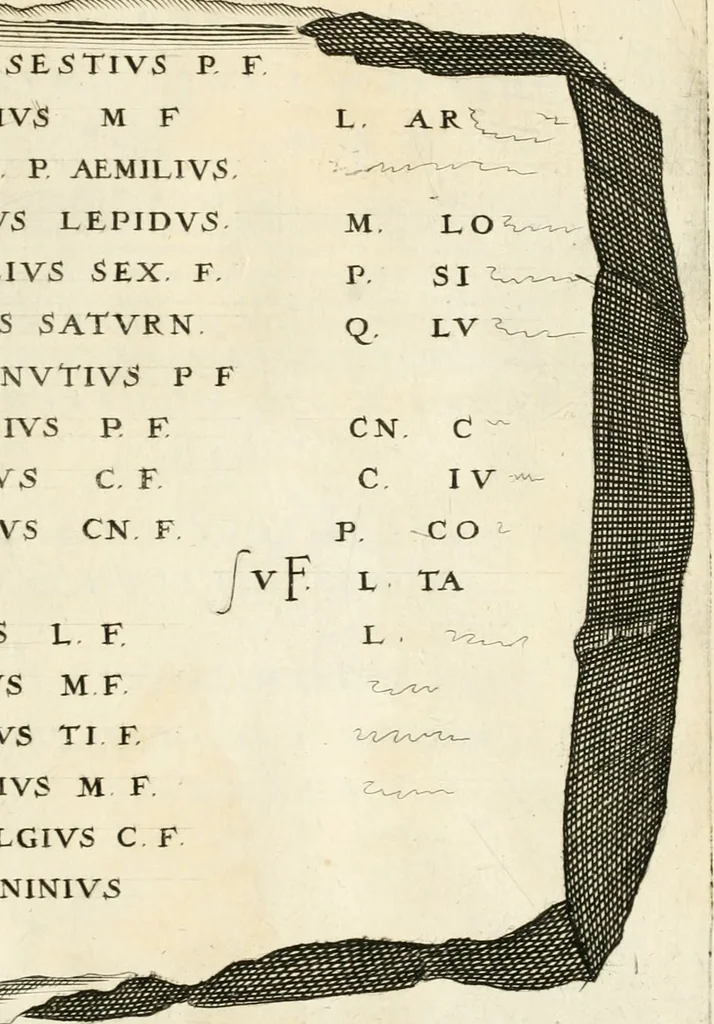 An illustration from I.[-VI.] pars Romanae vrbis topographiae & antiquitatum, quâ succinctê & breviter describuntur omnia quae tam publicê quam privatim videntur anim-adversione digna:, 1597, leaf 640