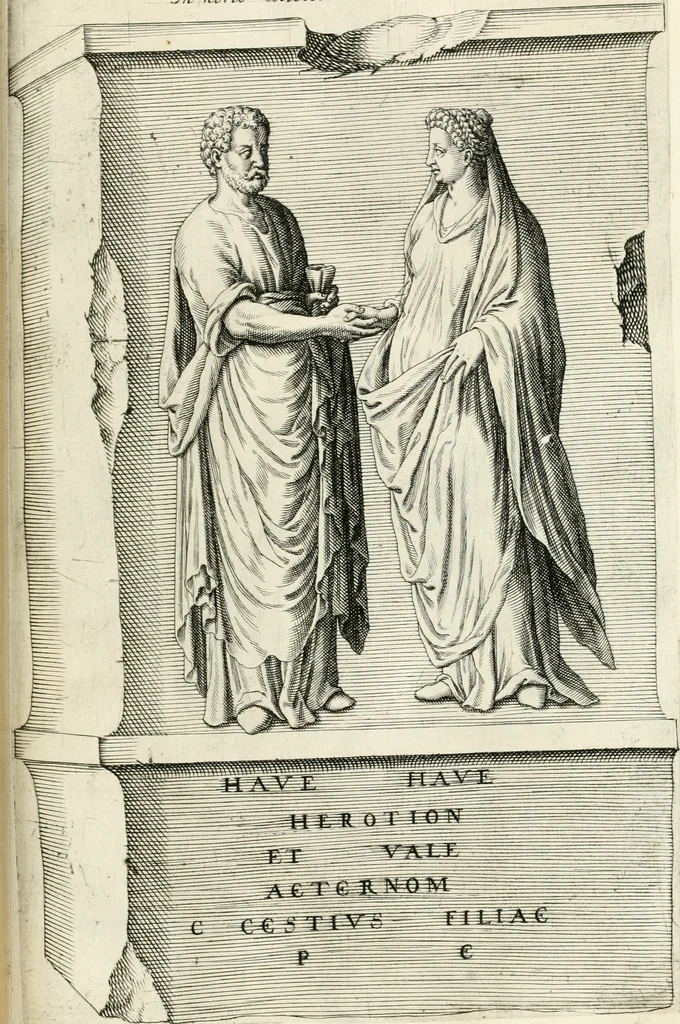 An illustration from I.[-VI.] pars Romanae vrbis topographiae & antiquitatum, quâ succinctê & breviter describuntur omnia quae tam publicê quam privatim videntur anim-adversione digna:, 1597, leaf 644