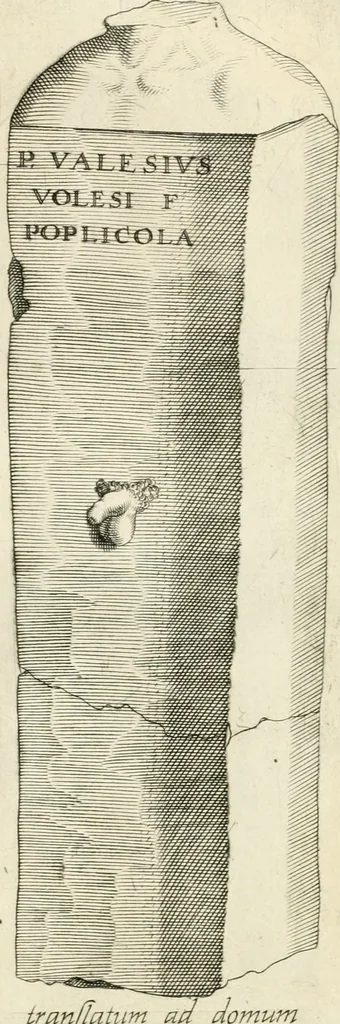 An illustration from I.[-VI.] pars Romanae vrbis topographiae & antiquitatum, quâ succinctê & breviter describuntur omnia quae tam publicê quam privatim videntur anim-adversione digna:, 1597, leaf 682