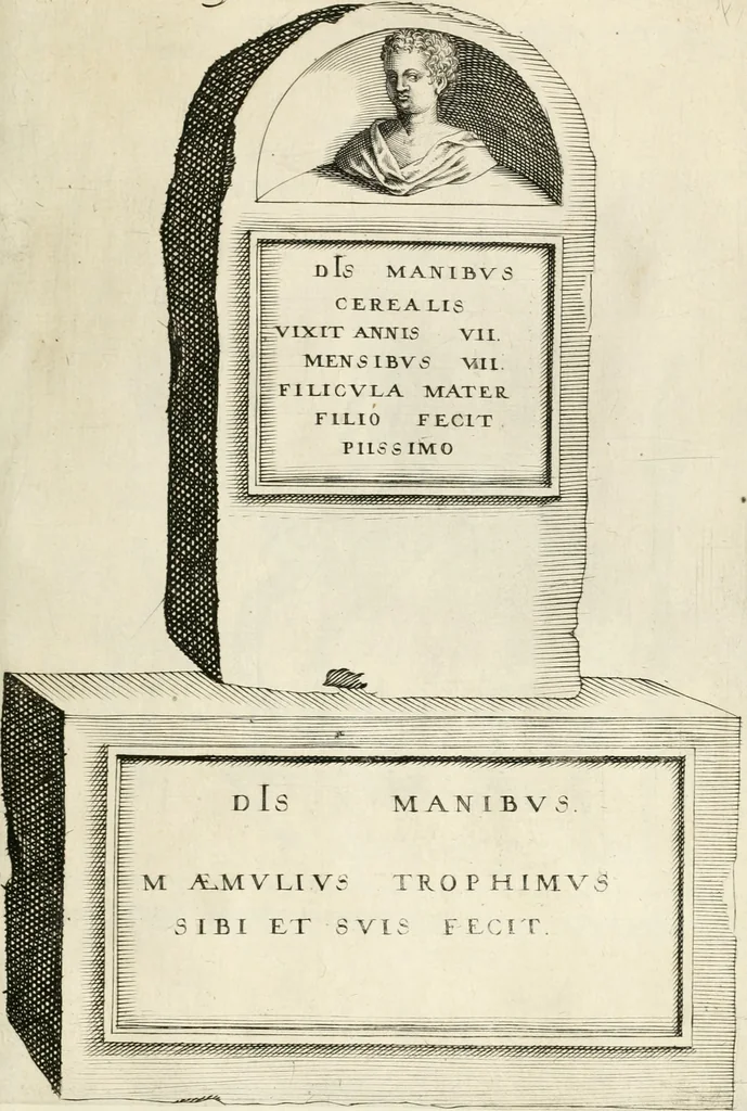 An illustration from I.[-VI.] pars Romanae vrbis topographiae & antiquitatum, quâ succinctê & breviter describuntur omnia quae tam publicê quam privatim videntur anim-adversione digna:, 1597, leaf 700