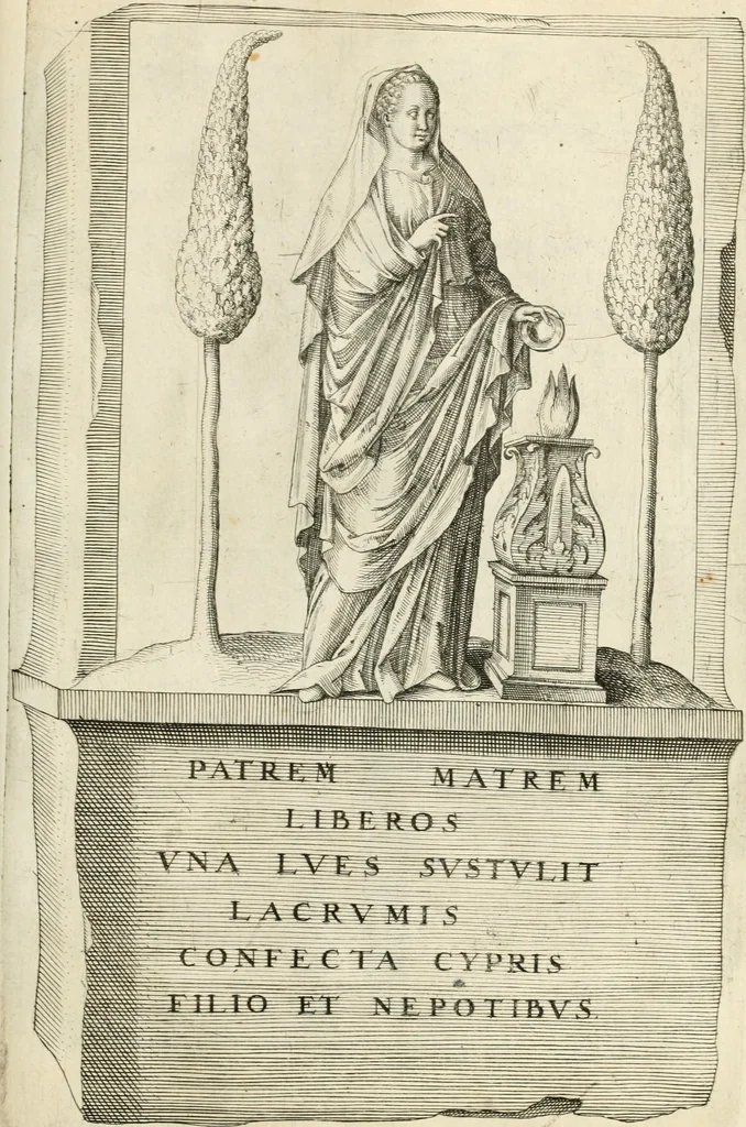An illustration from I.[-VI.] pars Romanae vrbis topographiae & antiquitatum, quâ succinctê & breviter describuntur omnia quae tam publicê quam privatim videntur anim-adversione digna:, 1597, leaf 710