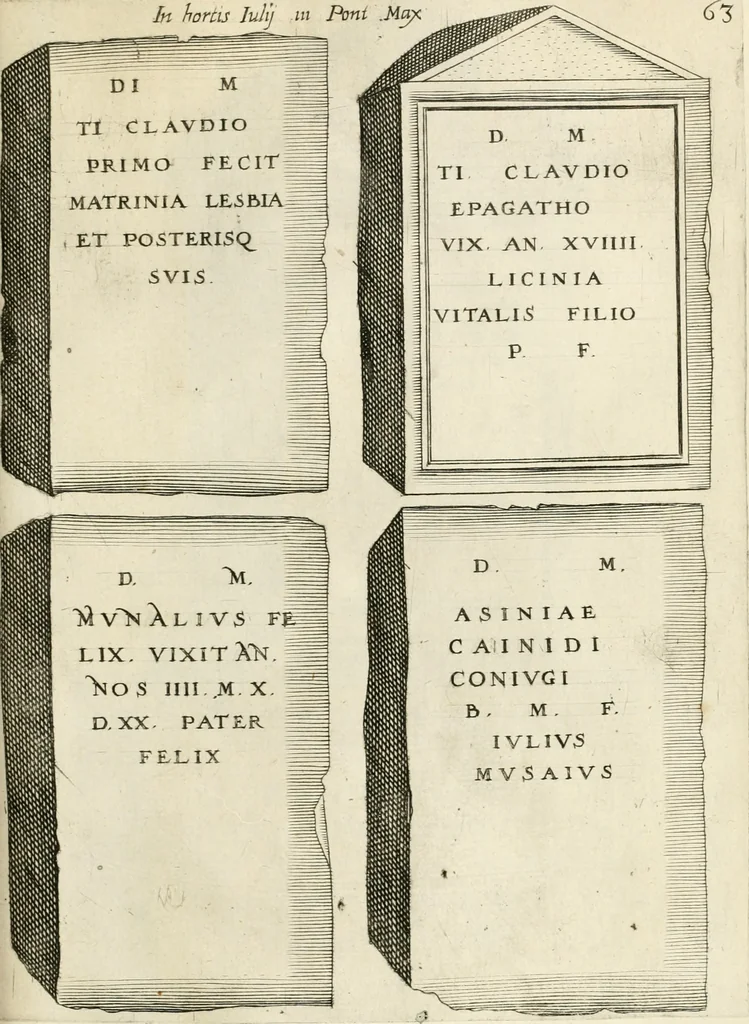 An illustration from I.[-VI.] pars Romanae vrbis topographiae & antiquitatum, quâ succinctê & breviter describuntur omnia quae tam publicê quam privatim videntur anim-adversione digna:, 1597, leaf 712