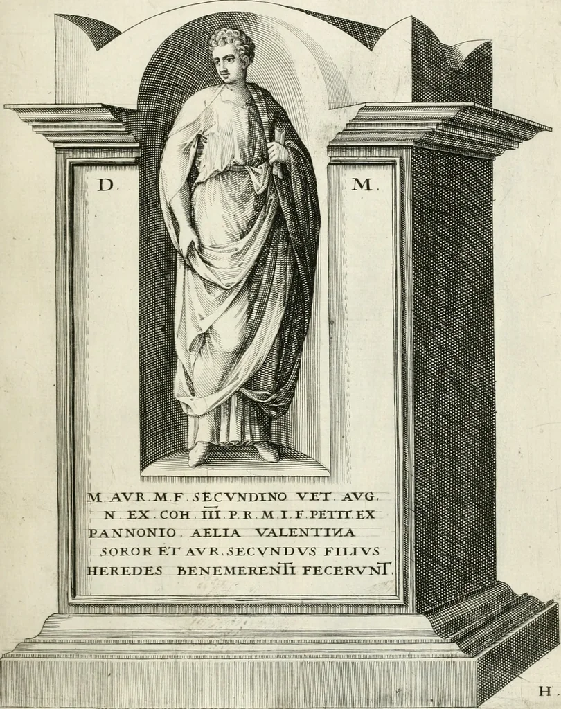 An illustration from I.[-VI.] pars Romanae vrbis topographiae & antiquitatum, quâ succinctê & breviter describuntur omnia quae tam publicê quam privatim videntur anim-adversione digna:, 1597, leaf 72