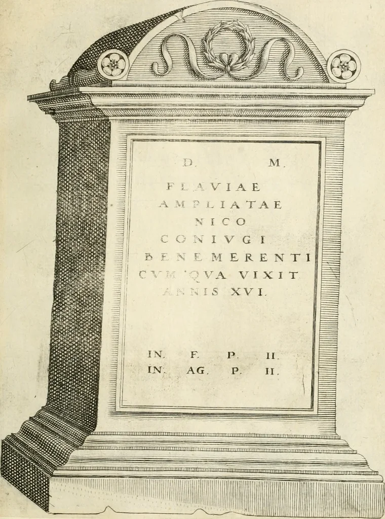 An illustration from I.[-VI.] pars Romanae vrbis topographiae & antiquitatum, quâ succinctê & breviter describuntur omnia quae tam publicê quam privatim videntur anim-adversione digna:, 1597, leaf 728